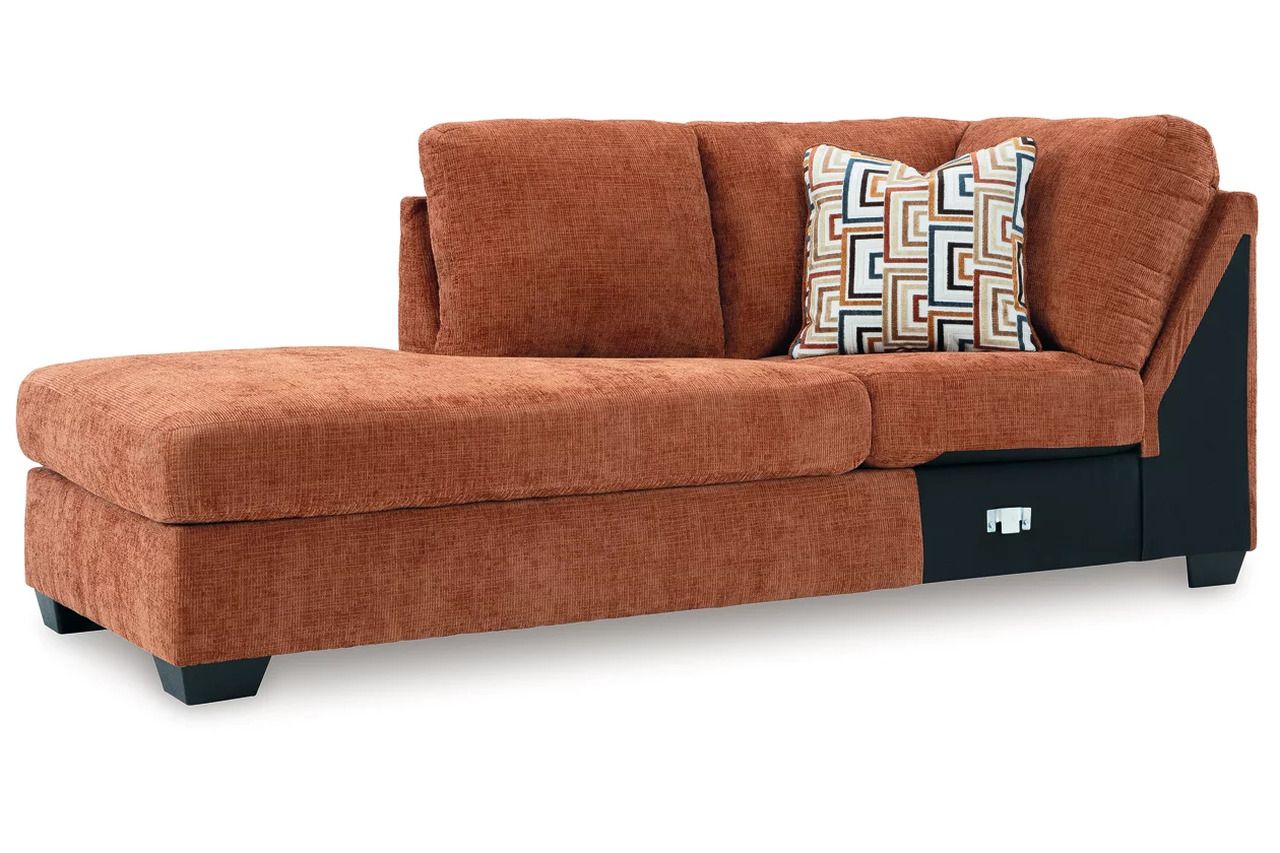Aviemore 2-Piece Sectional with Chaise, Recliner and Ottoman In Spice 24304U3