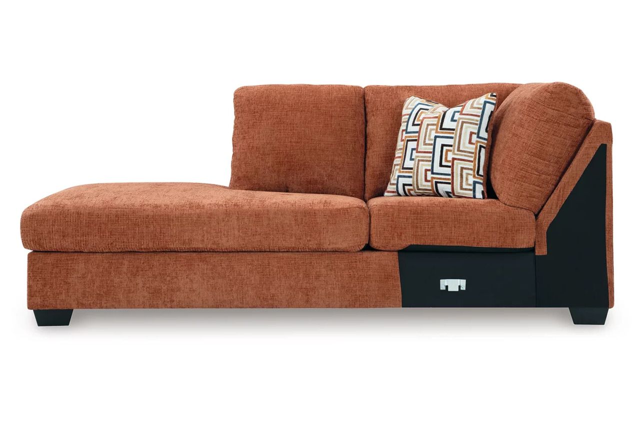 Aviemore 2-Piece Sectional with Chaise, Recliner and Ottoman In Spice 24304U3