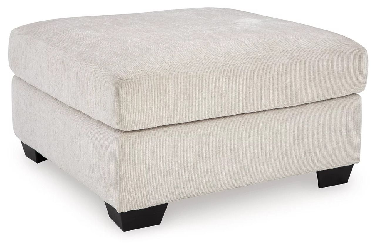 Aviemore Oversized Accent Ottoman In Stone 2430508