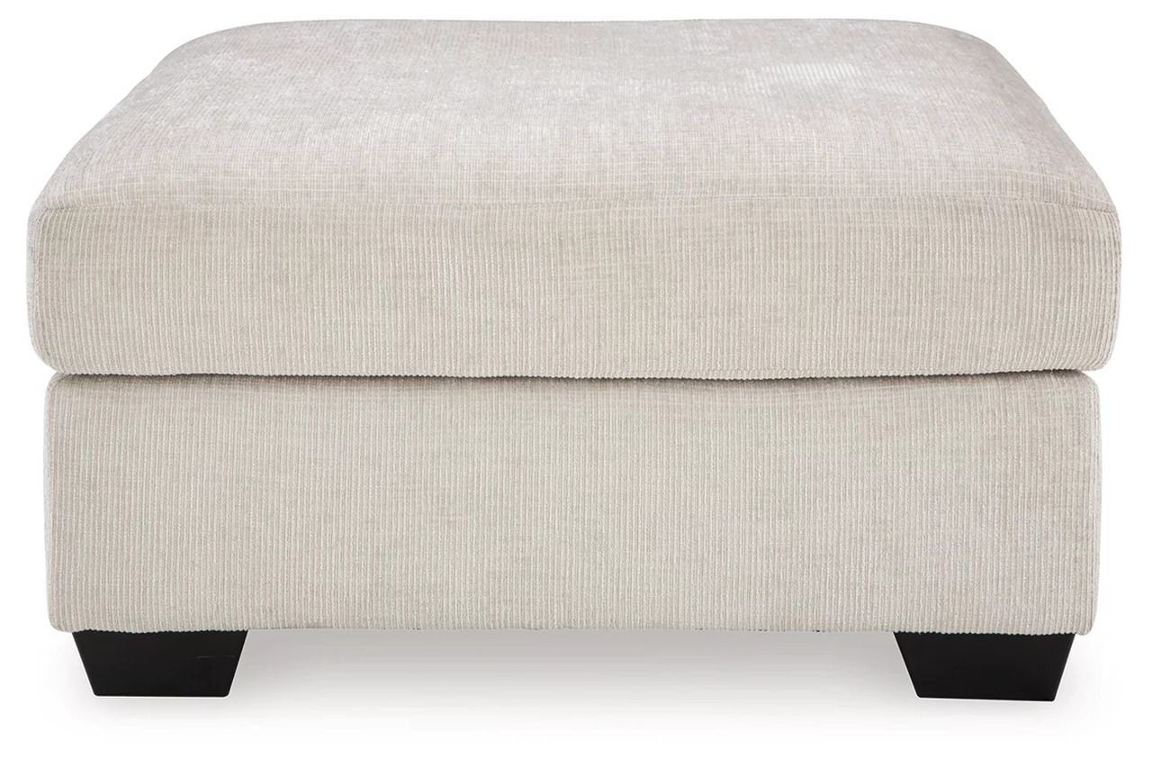 Aviemore Oversized Accent Ottoman In Stone 2430508
