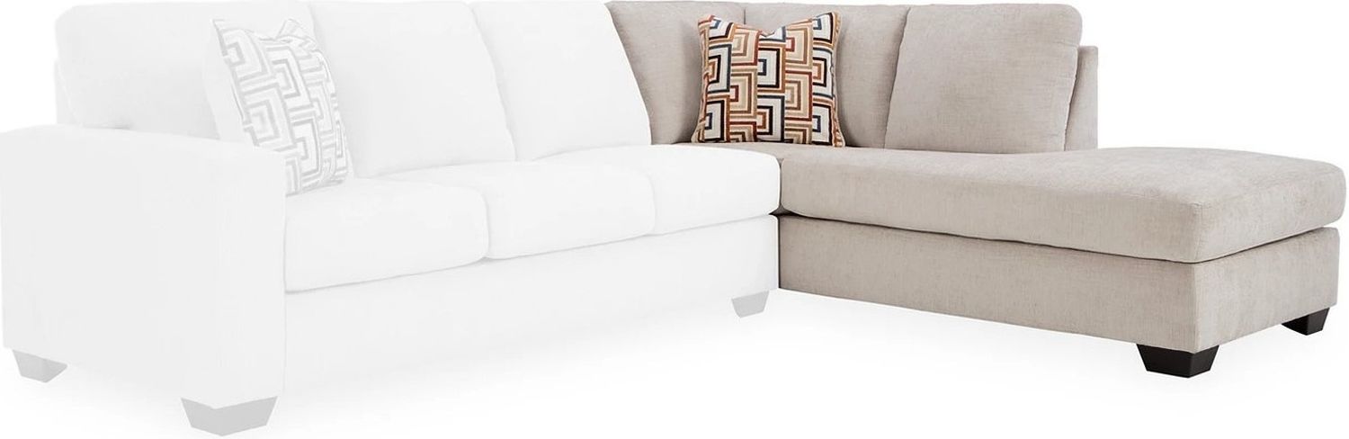 Aviemore 2-Piece Sectional With RAF Chaise In Stone 24305S2