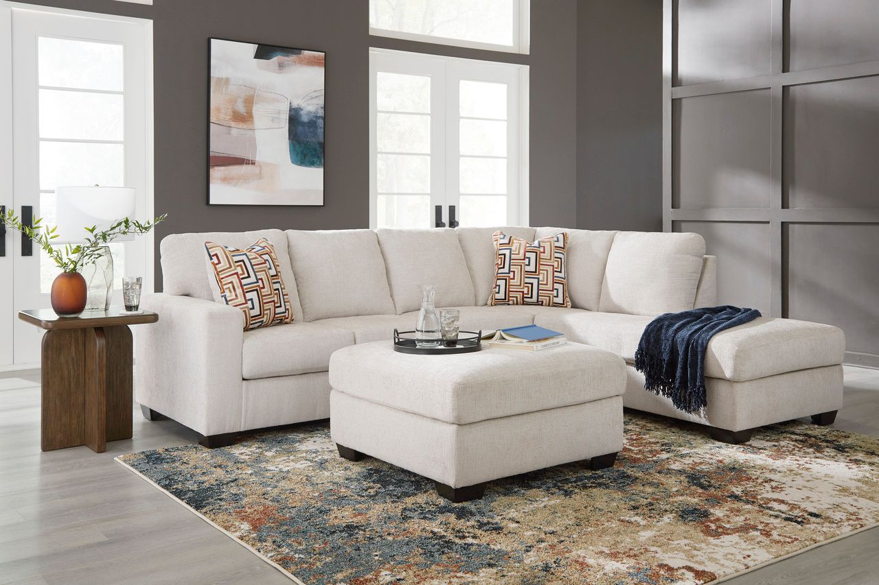Aviemore 2-Piece Sectional With RAF Chaise In Stone 24305S2
