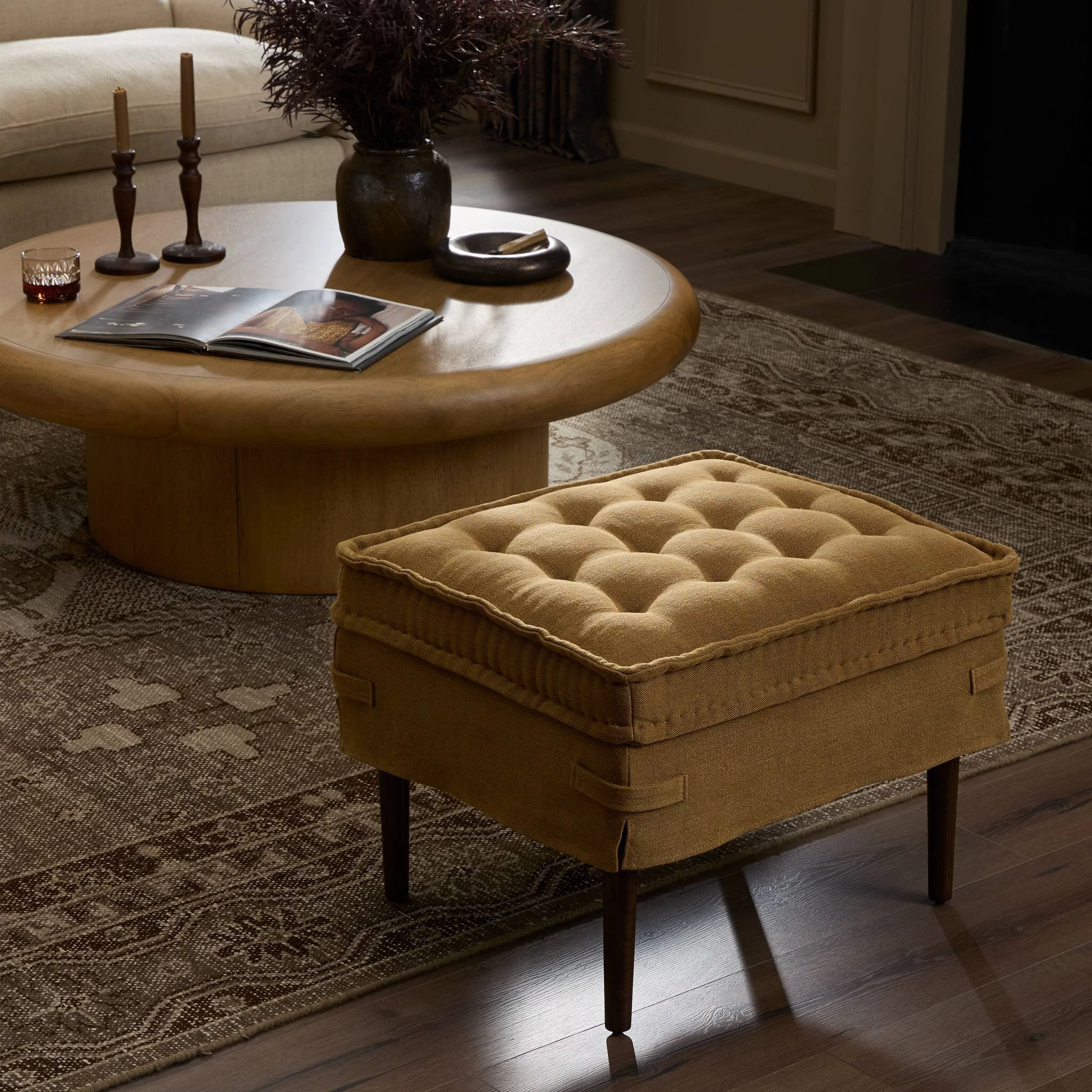 Cole Small Ottoman - 243690-001 243690001
