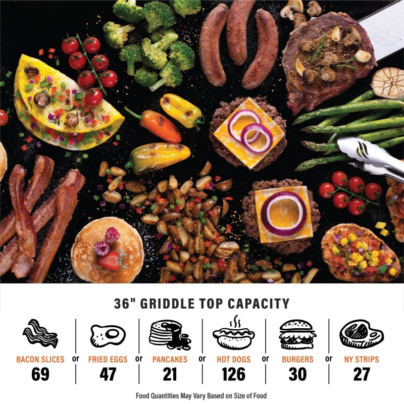 36” Griddle Airfryer Combo (Natural Gas) 2439NG, product image 10 of 11