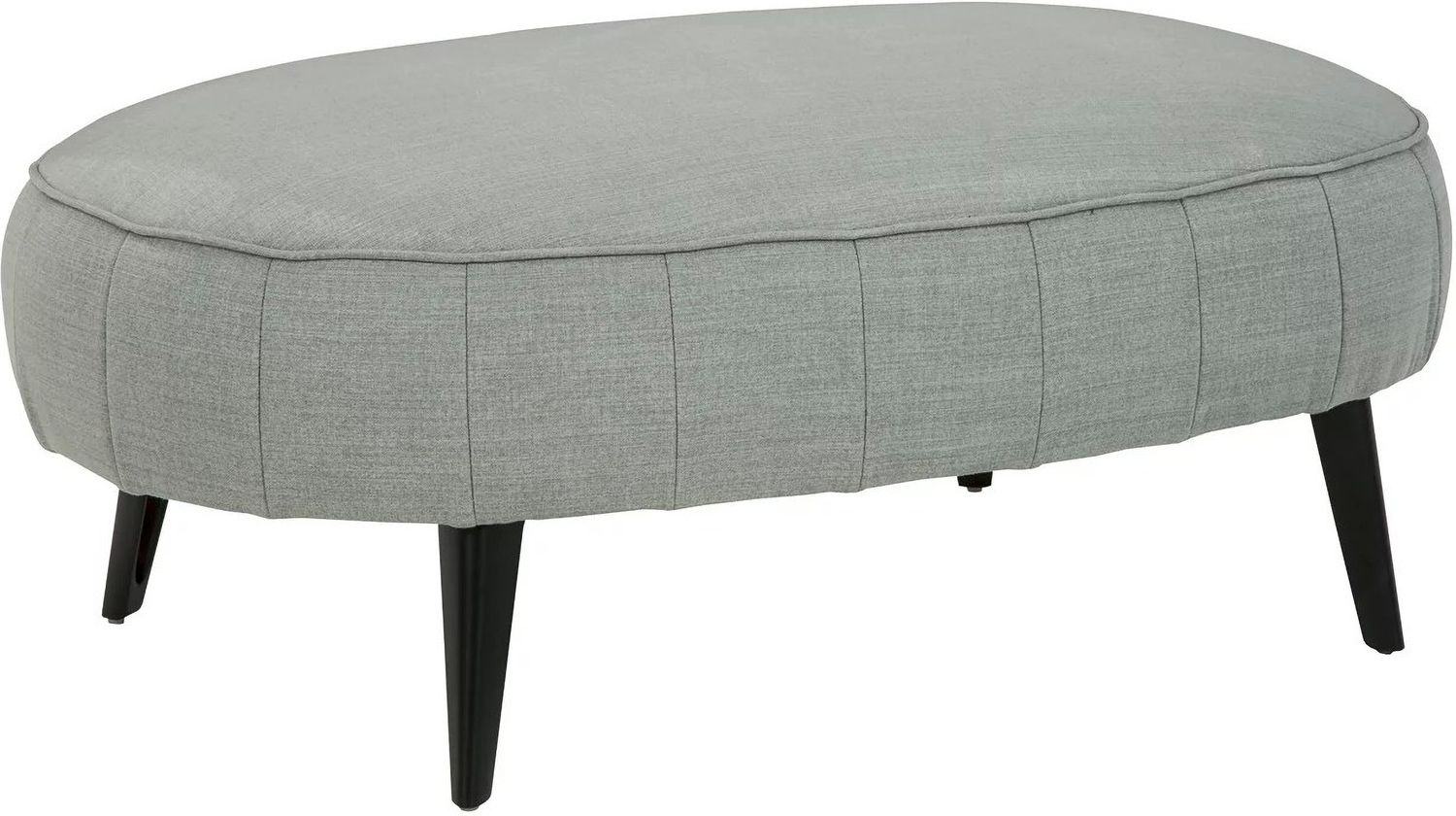 Hollyann Oversized Accent Ottoman In Gray 2440208