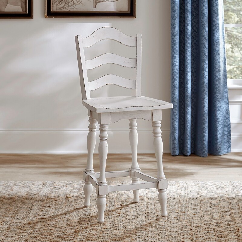 Magnolia Manor Ladderback Swivel Counter Height Chair 244B200324