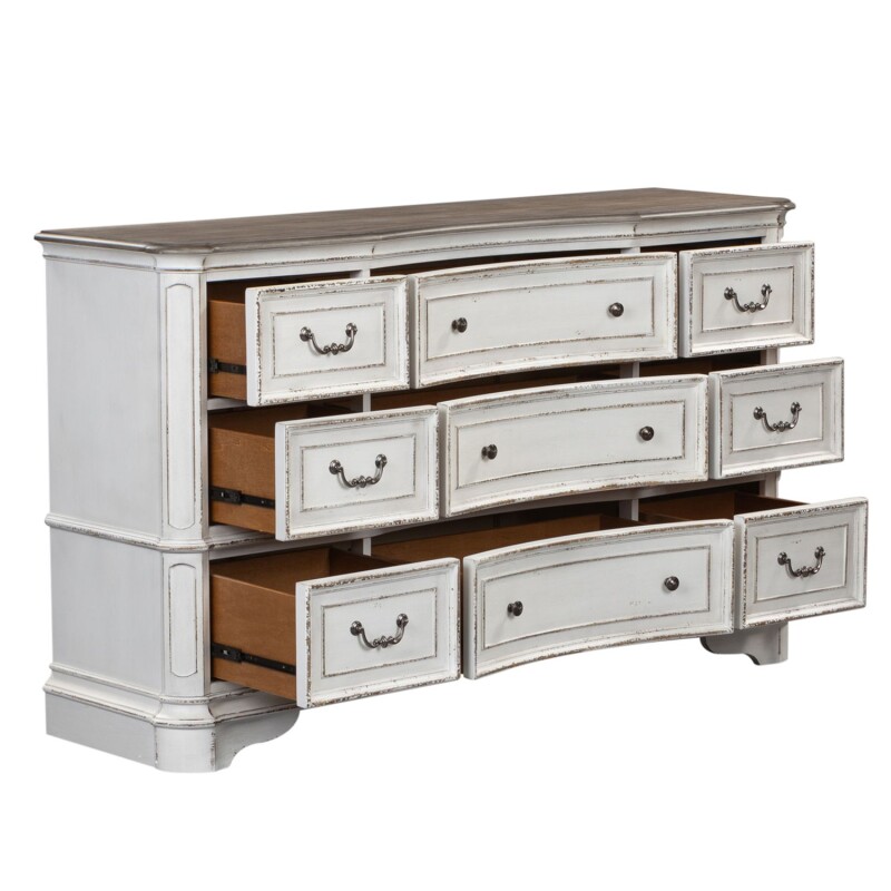 Magnolia Manor 9 Drawer Dresser 244BR34
