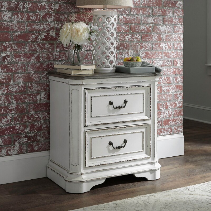 Magnolia Manor 2 Drawer Night Stand 244BR61