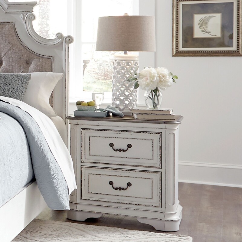 Magnolia Manor 2 Drawer Night Stand 244BR61