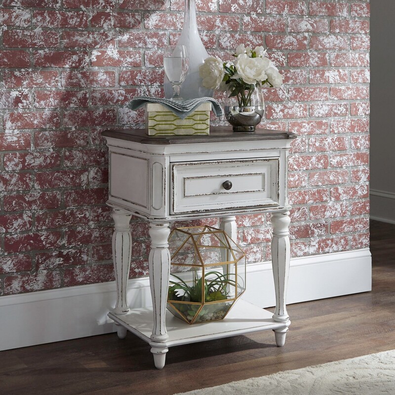 Magnolia Manor Leg Night Stand 244BR63