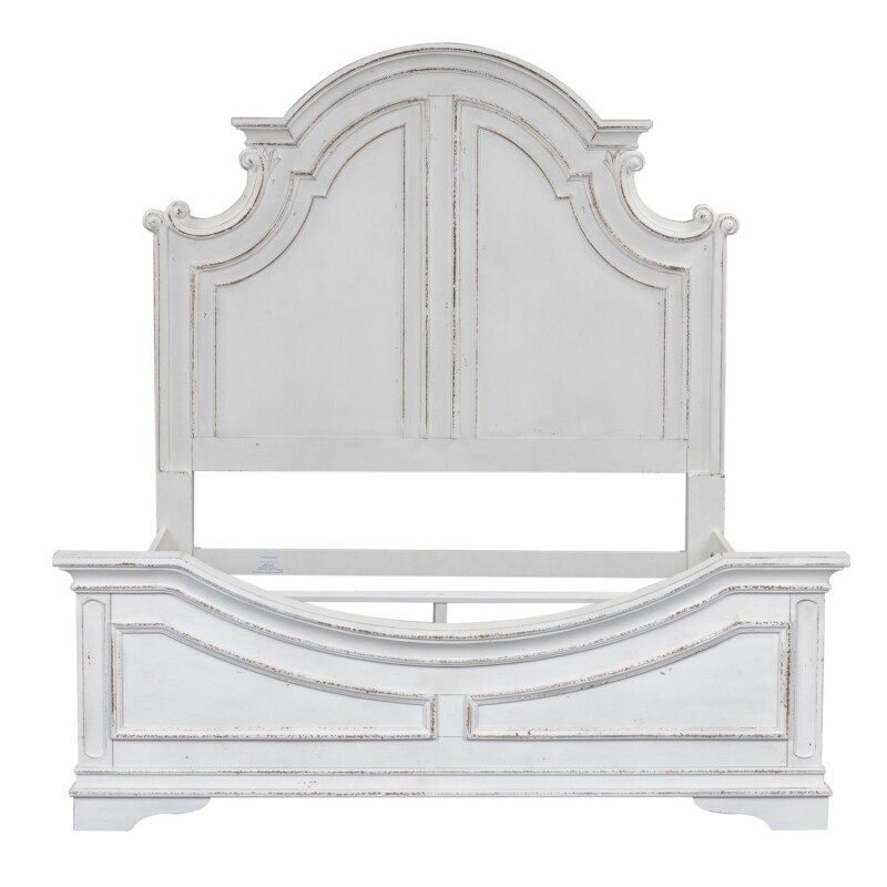 Magnolia Manor King Panel Bed, Dresser & Mirror, Night Stand 244BRKPBDMN