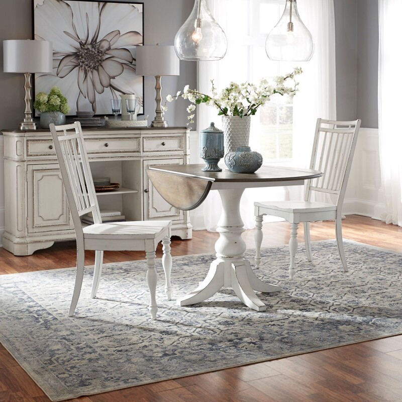 Magnolia Manor Opt 3 Piece Drop Leaf Table Set 244CDO3DLS