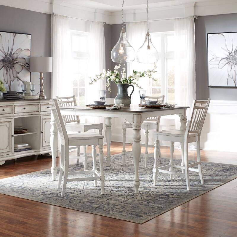 Magnolia Manor Opt 5 Piece Gathering Table Set 244CDO5GTS