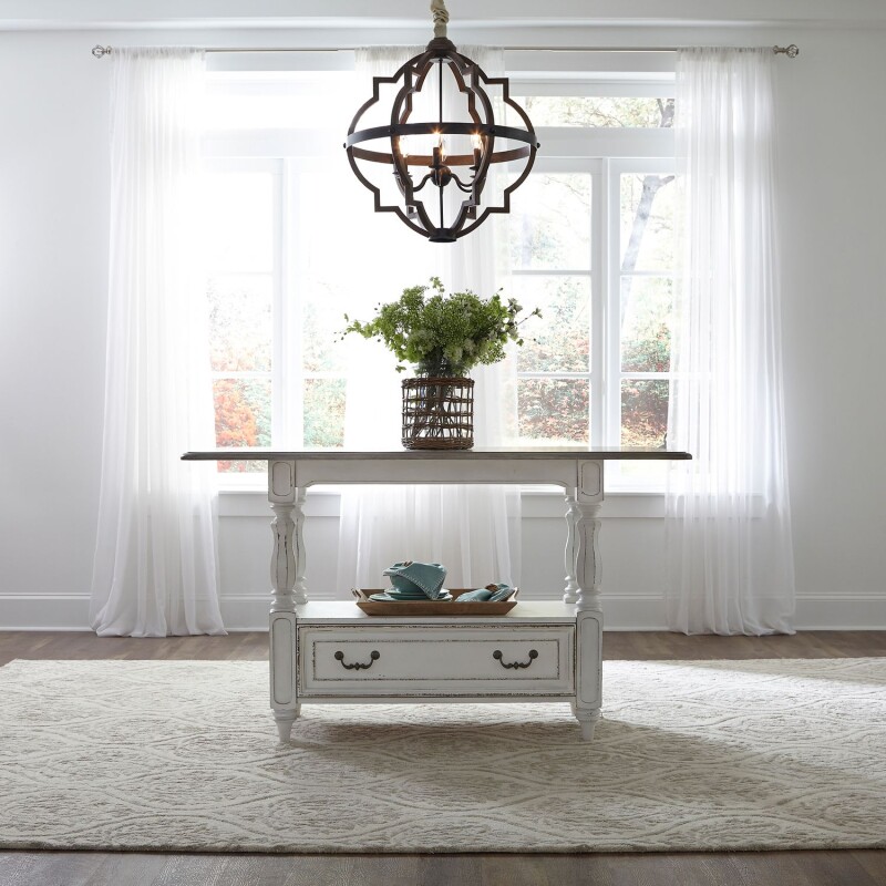 Magnolia Manor 5 Piece Gathering Table Set 244DR5GTS