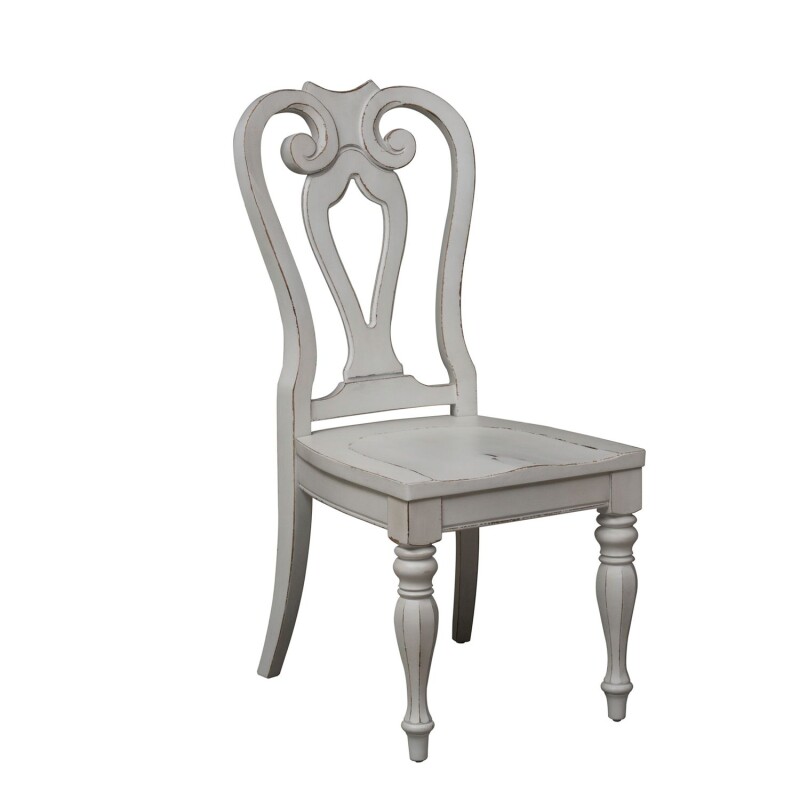 Magnolia Manor 5 Piece Pedestal Table Set 244DR5PDS