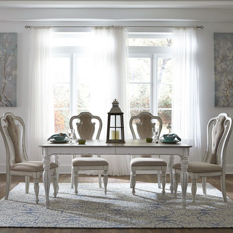 Magnolia Manor 5 Piece Rectangular Table Set 244DR5RLS