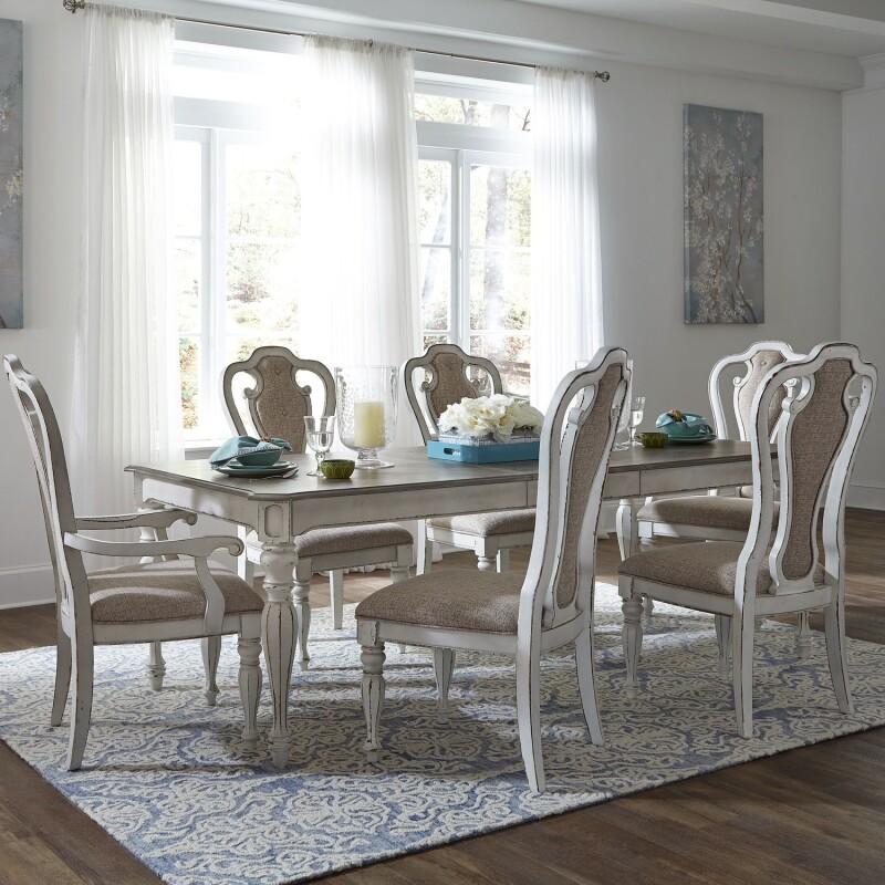 Magnolia Manor 7 Piece Rectangular Table Set 244DR7RLS
