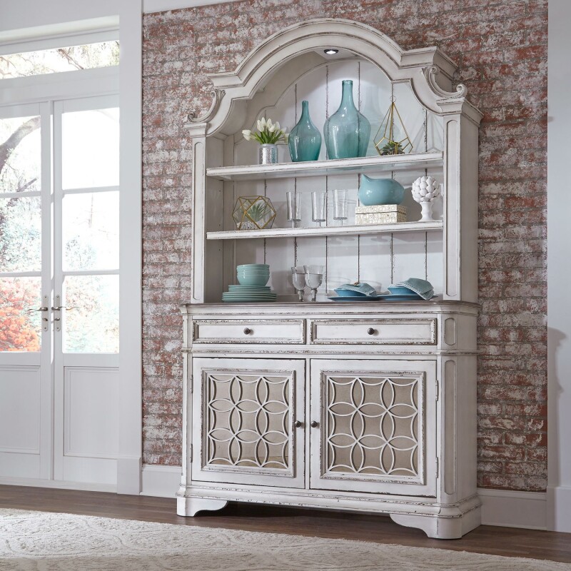 Magnolia Manor Hutch & Buffet 244DRHB