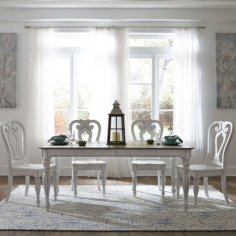 Magnolia Manor Opt 5 Piece Rectangular Table Set 244DRO5RLS