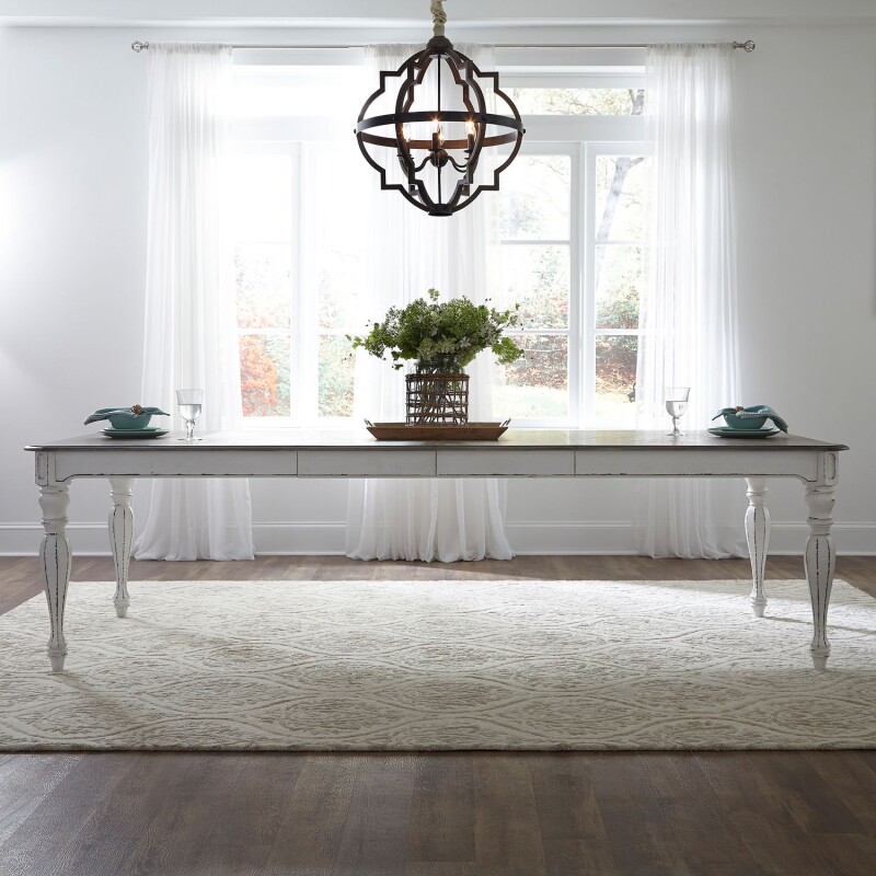Magnolia Manor Opt 7 Piece Leg Table Set 244DRO7LGS