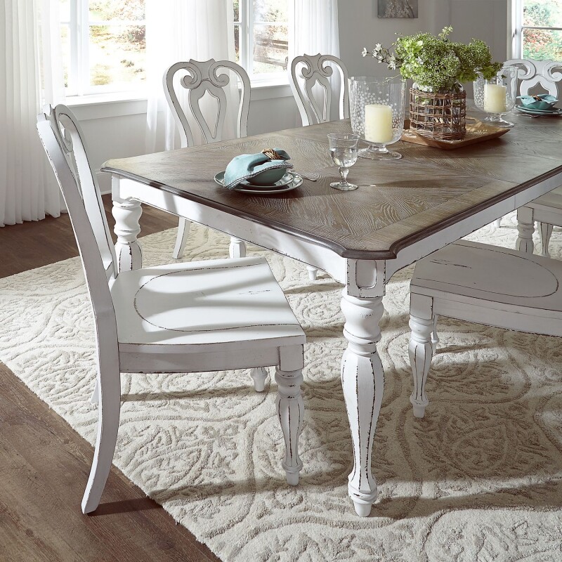 Magnolia Manor Opt 7 Piece Rectangular Table Set 244DRO7RLS