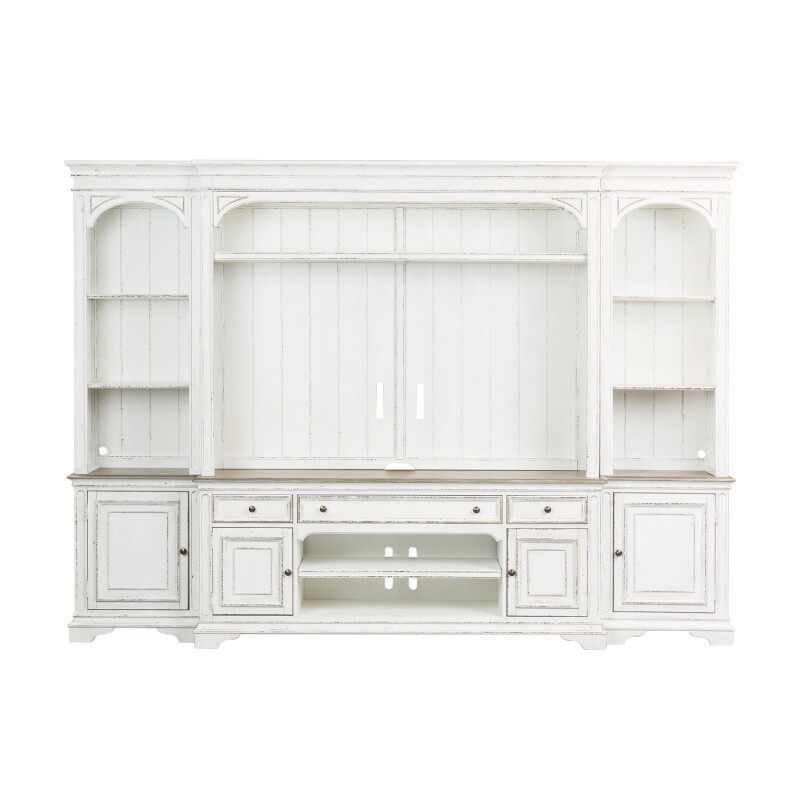 Magnolia Manor Entertainment Center with Piers 244ENTWECP
