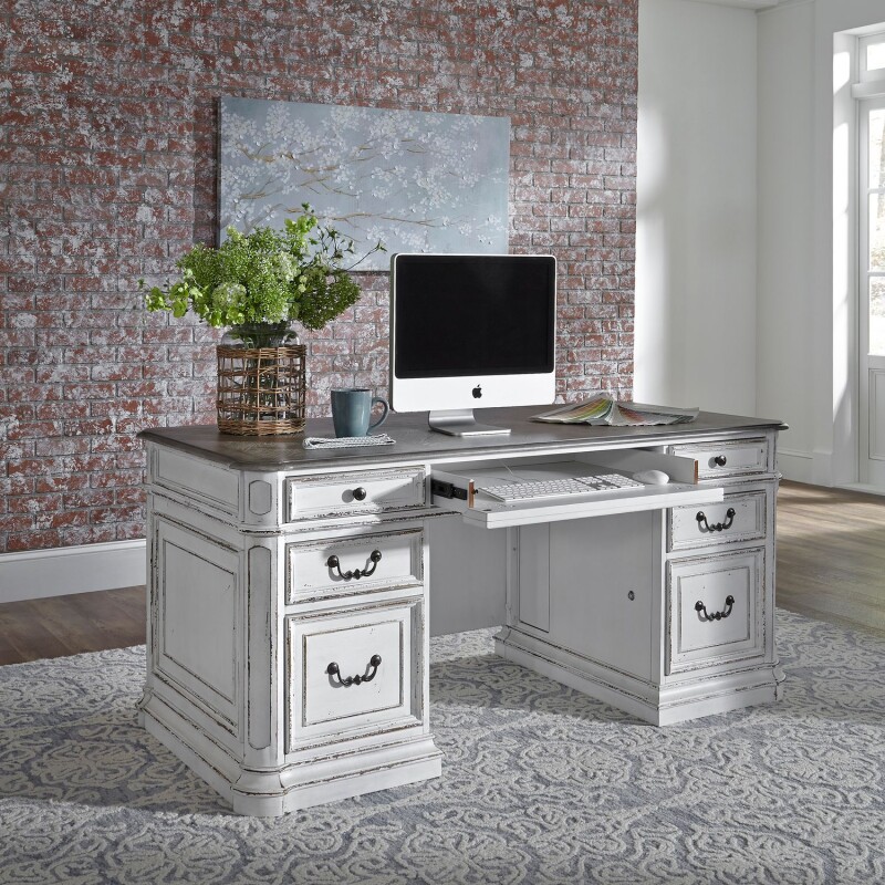 Magnolia Manor Jr Executive Desk Base 244HO105B