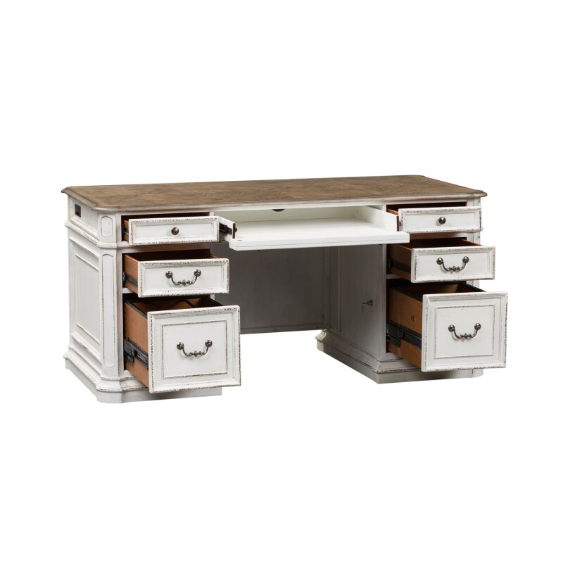 Magnolia Manor Jr Executive Desk Base 244HO105B