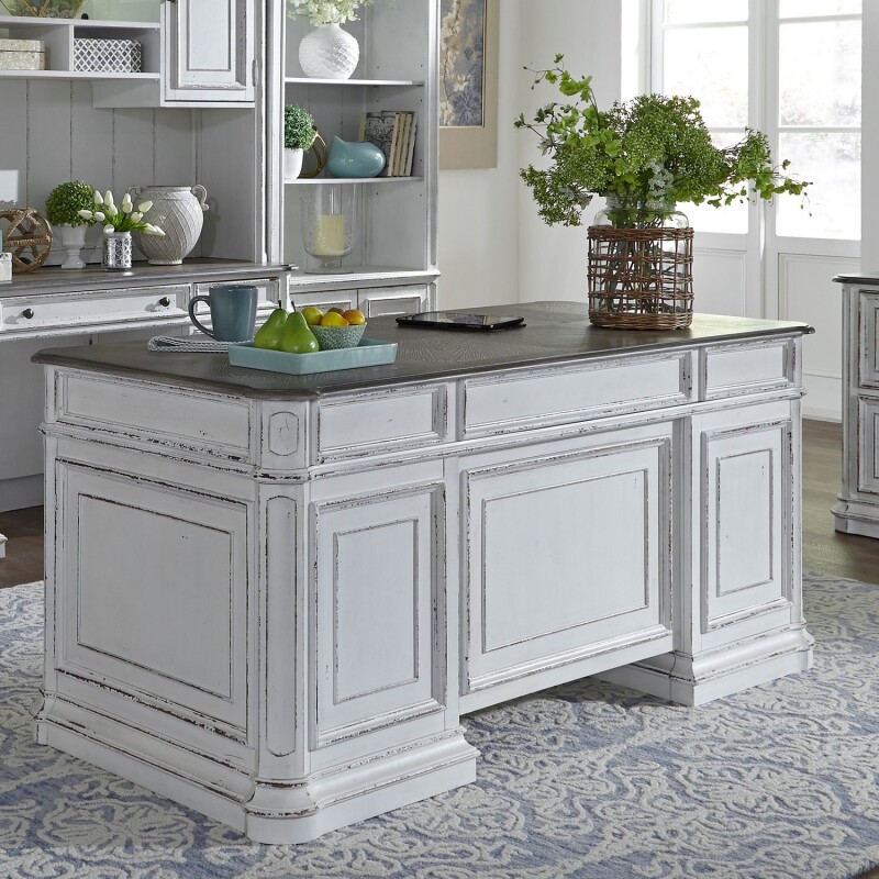 Magnolia Manor Jr Executive Desk Base 244HO105B
