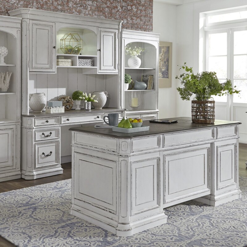 Magnolia Manor Complete 5 Piece Desk 244HOJCDS