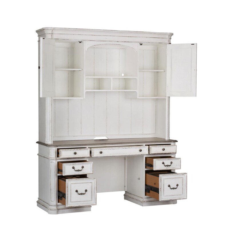 Magnolia Manor Complete 5 Piece Desk 244HOJCDS