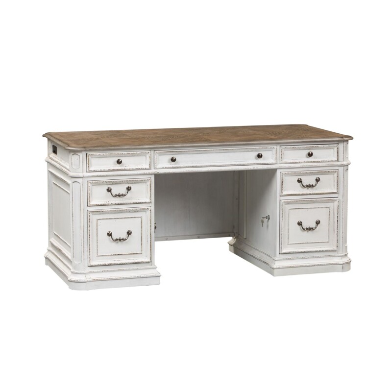 Magnolia Manor Credenza & Hutch 244HOJCHS