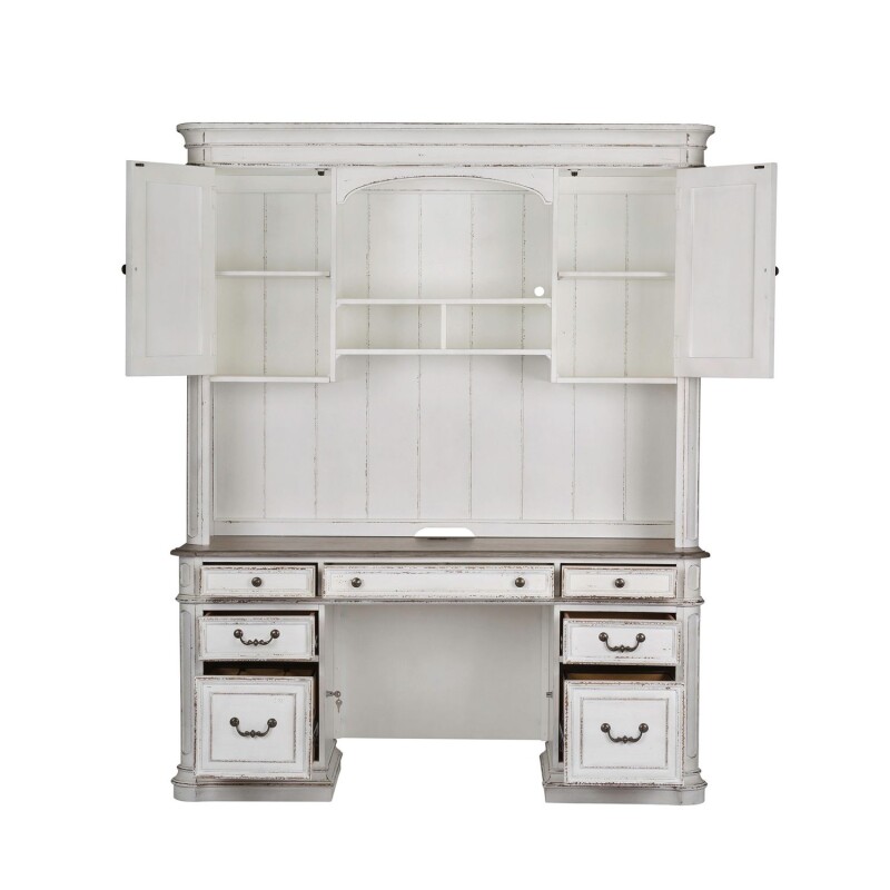 Magnolia Manor Credenza & Hutch 244HOJCHS