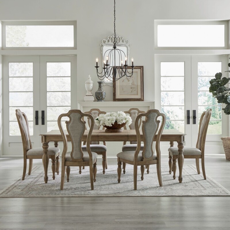 Magnolia Manor 7 Piece Rectangular Table Set 244NDR7RLS