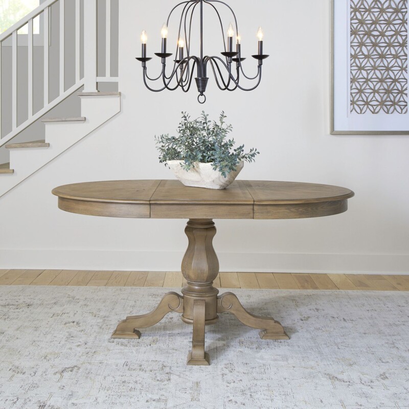 Magnolia Manor Pedestal Table Set 244NDRPDS