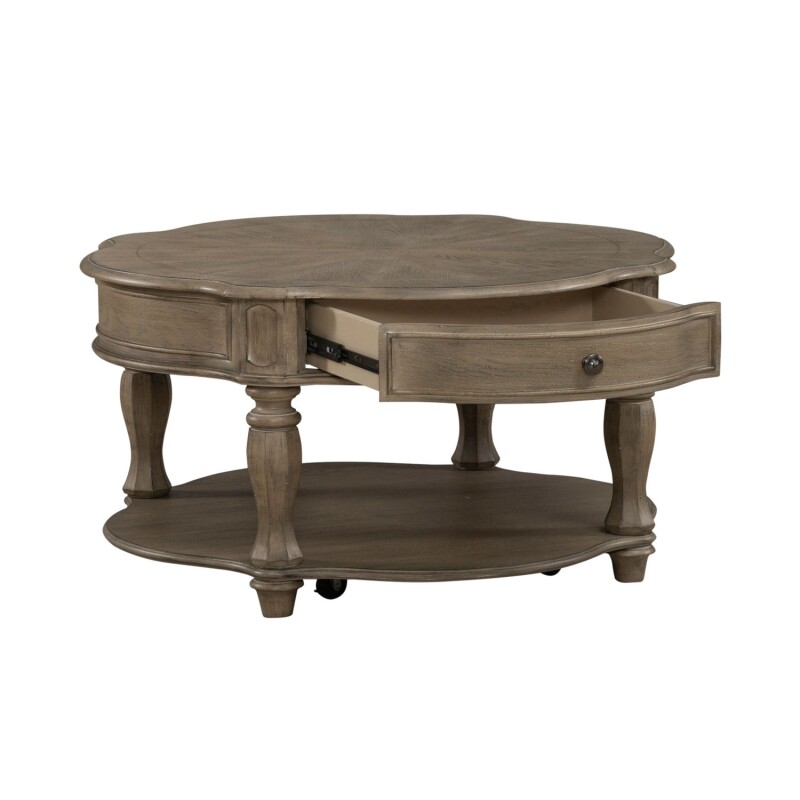 Magnolia Manor Round Cocktail Table 244NOT1011