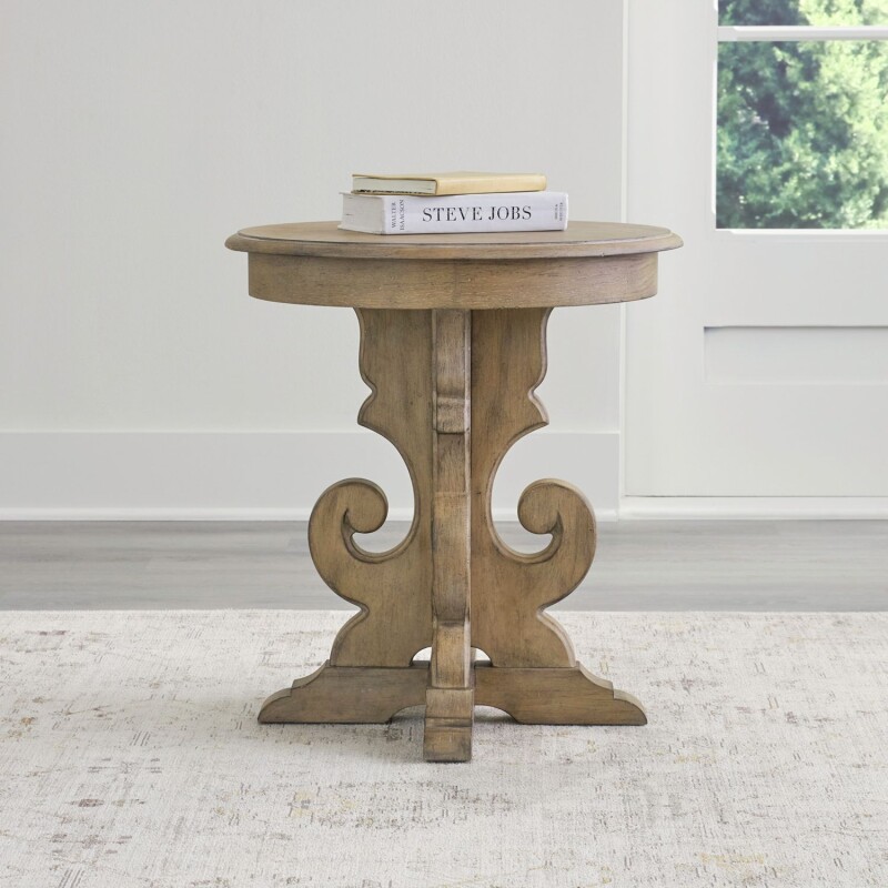 Magnolia Manor Round End Table 244NOT1022