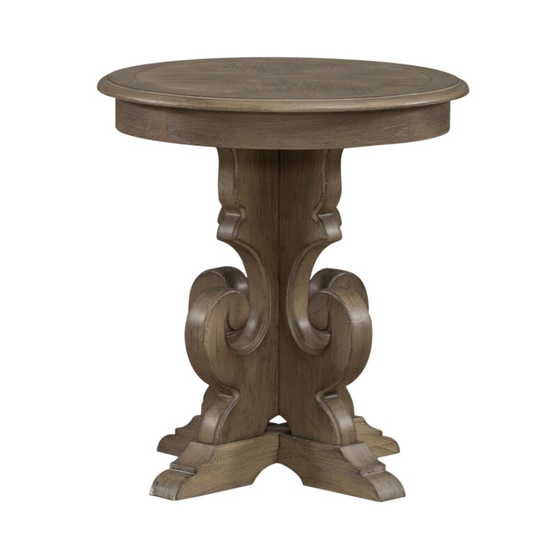 Magnolia Manor Round End Table 244NOT1022