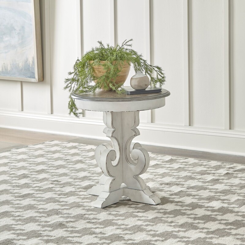 Magnolia Manor Round End Table 244OT1022