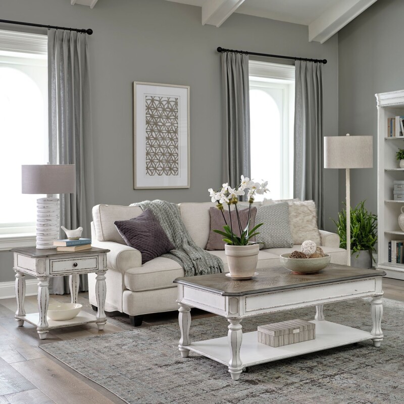 Magnolia Manor 3 Piece Set (1-Cocktail 2-End Tables) 244OT3PCS