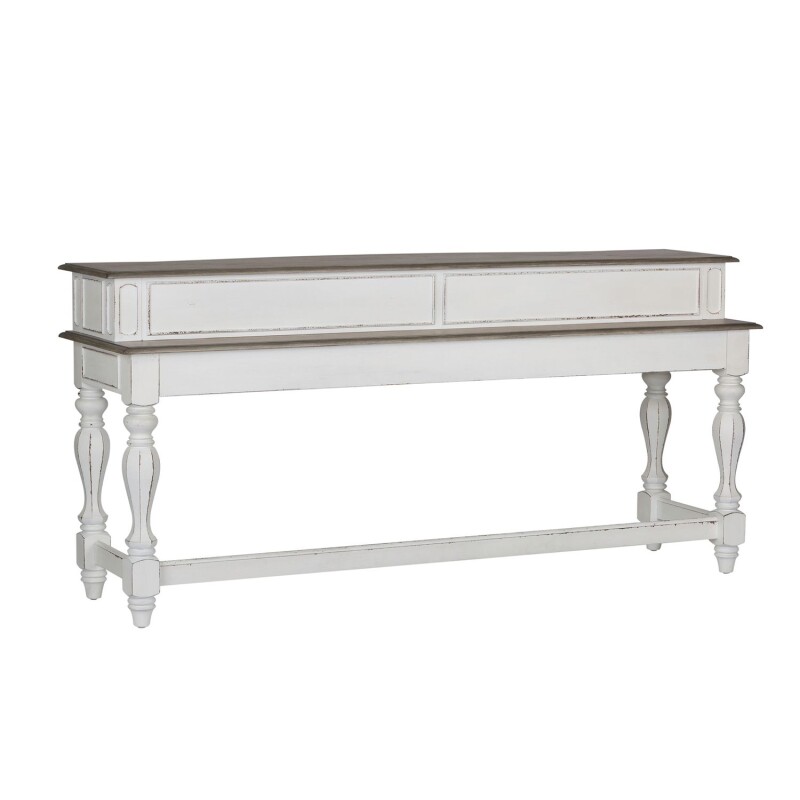 Magnolia Manor 4 Piece Console Set (1-Console 3-Stools) 244OT4PCS