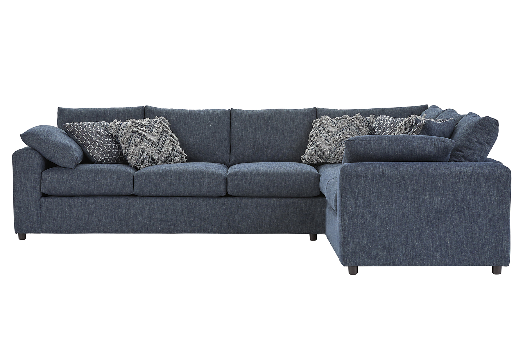 24500SEC L/F Sectional Lilou Denim 24500LFSC01