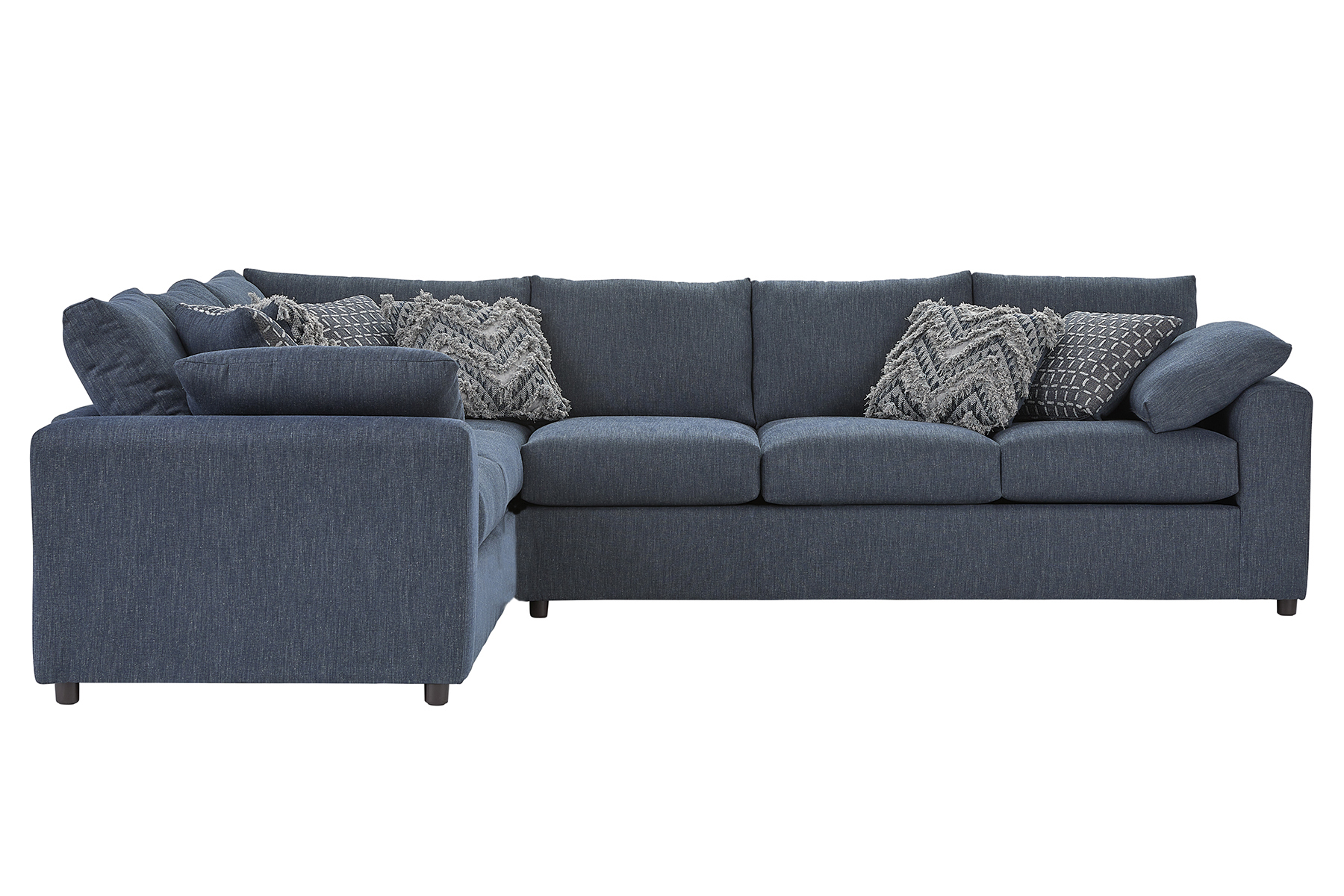 24500SEC R/F 1-Arm Sofa Lilou Denim 24500RFS01