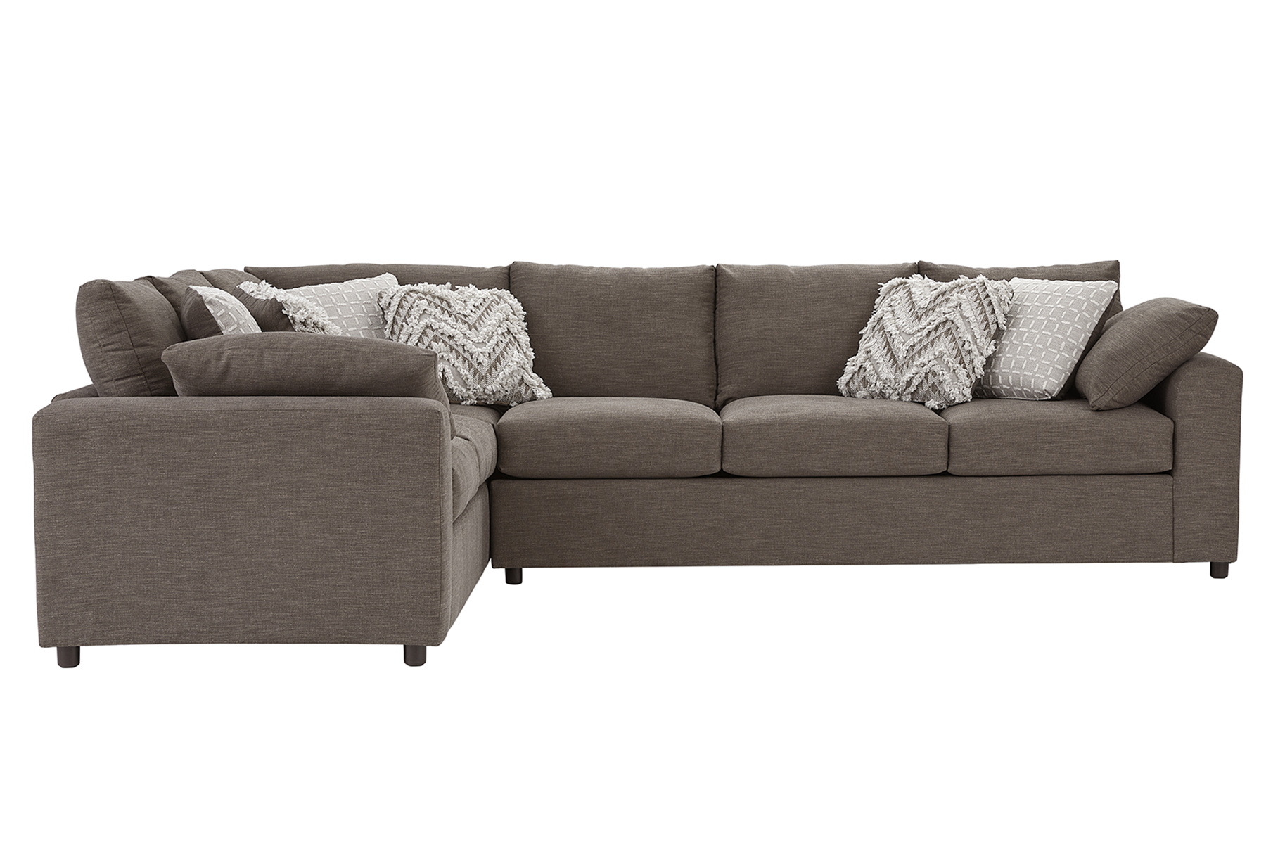24500SEC R/F 1-Arm Sofa Lilou Espresso 24500RFS02