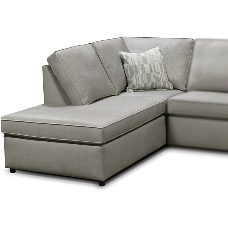 2450-38 Huck Left Arm Facing Corner Bumper Chaise 245038