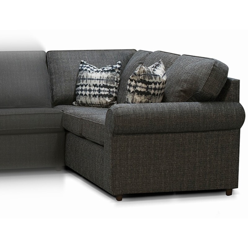 2450-63 Huck Right Arm Facing Corner Sofa 245063
