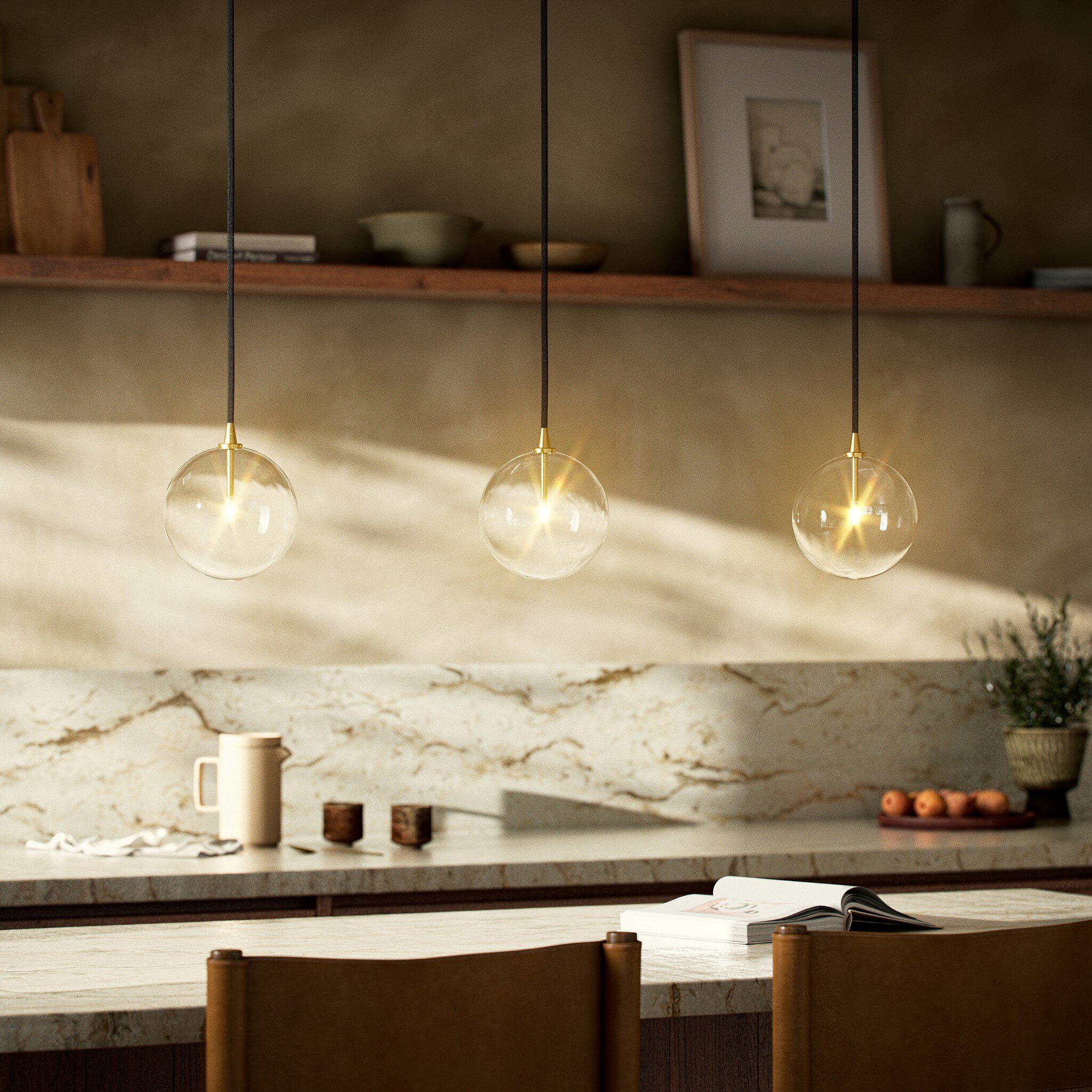 Glass Globe Pendant - 245063-001 245063001