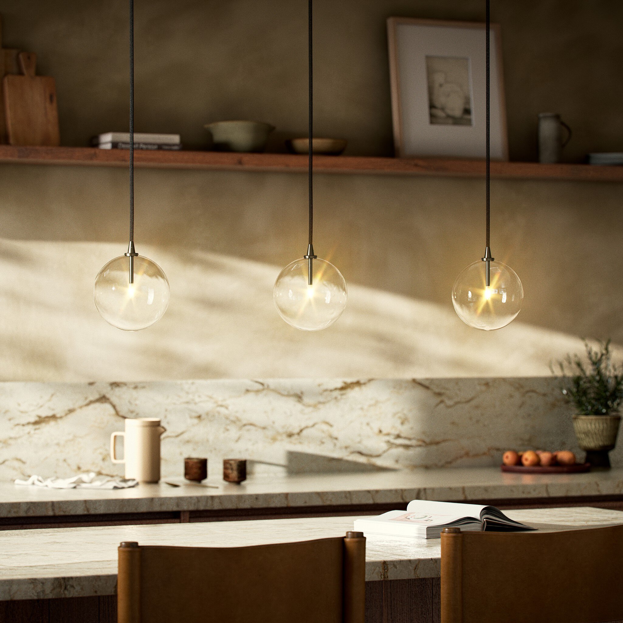 Glass Globe Pendant - 245063-002 245063002