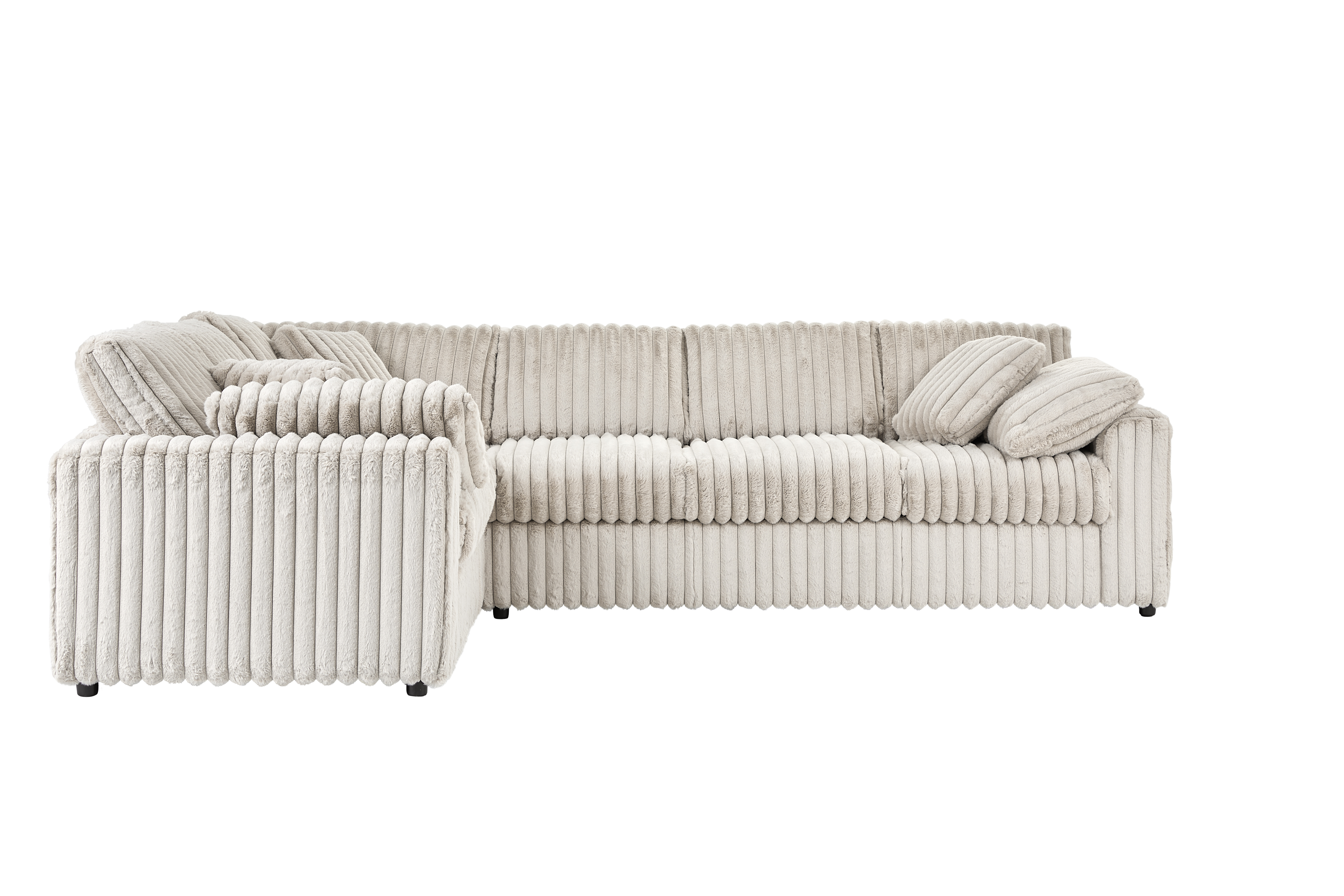 24550SEC L/F Sectional Mondo Champagne 24550LFSC01