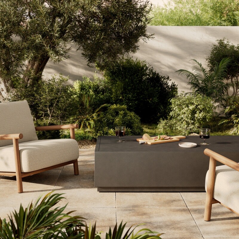 Messo Outdoor Metal Coffee Table - 247583-001 247583001